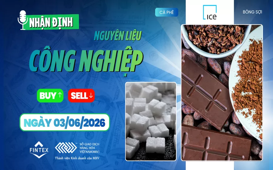 NHẬN ĐỊNH NGUYÊN LIỆU - CÔNG NGHIỆP NGÀY 03/06/2026